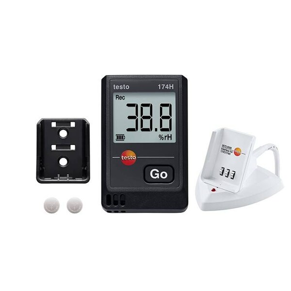 Testo 0572 0566 225.83 Testo 174 H, Mini temperature and humidity data logger kit
